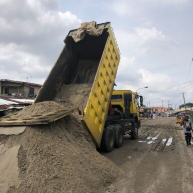 Road Construction At Alagbado