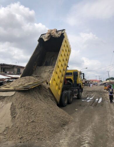 Road Construction At Alagbado